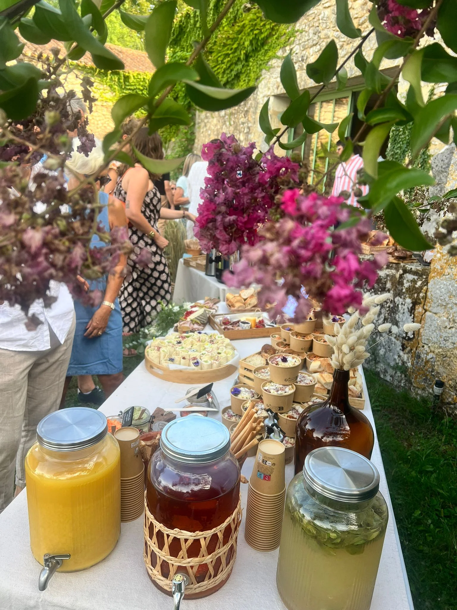 Buffet boissons événement privé